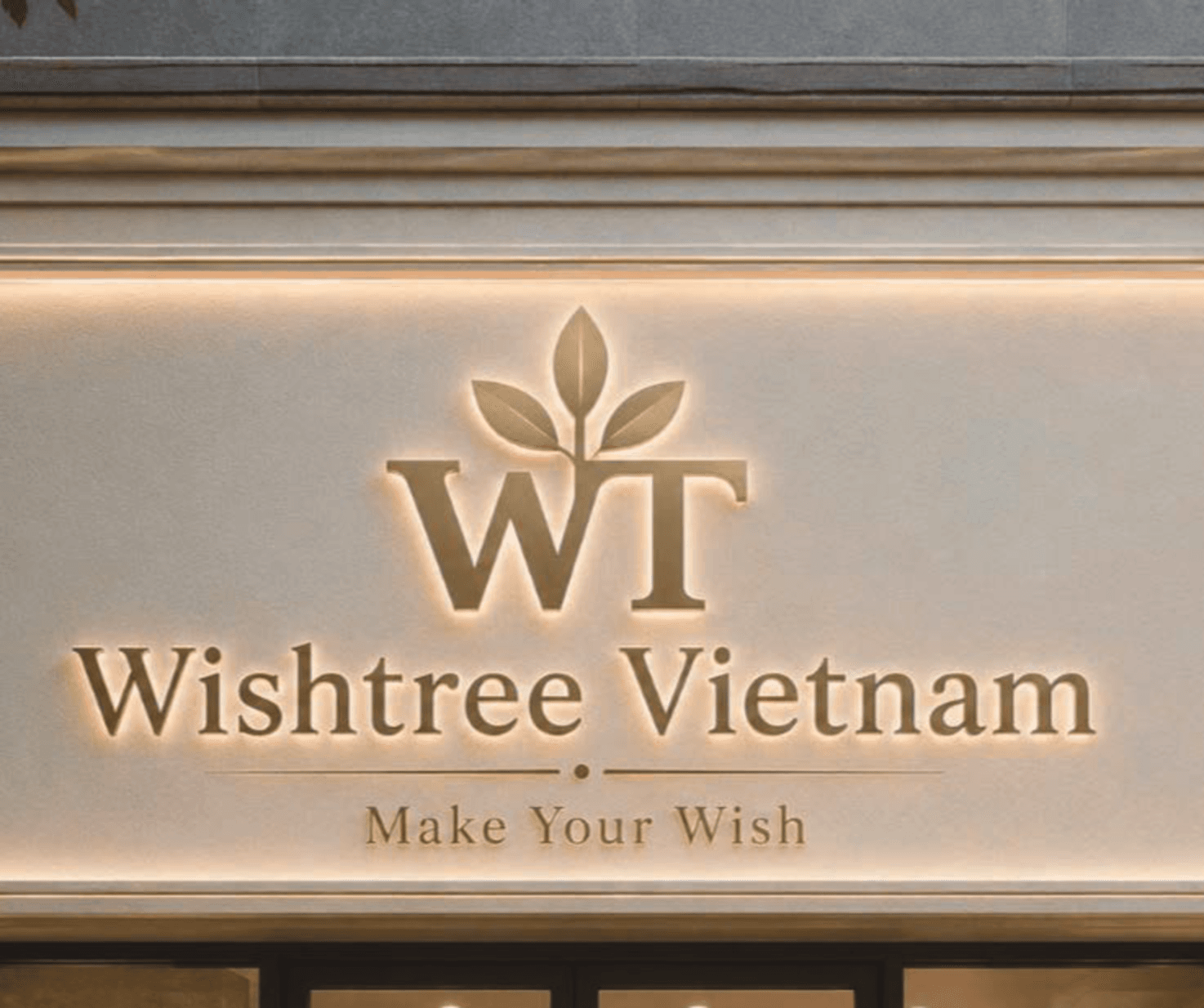 Wishtree Vietnam 매장 사이니지